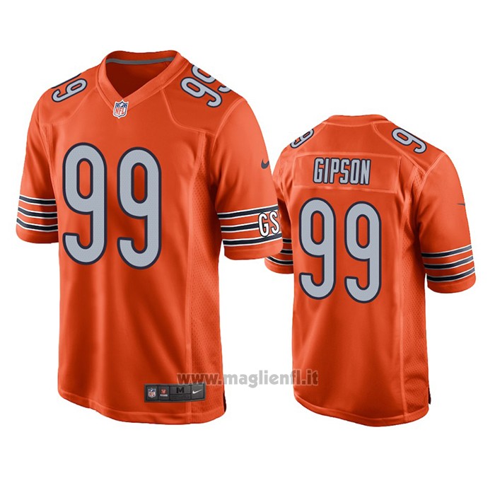 Maglia NFL Game Chicago Bears Trevis Gipson Alternato Arancione